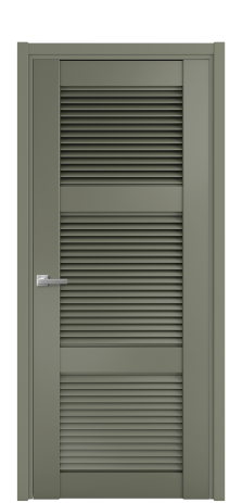 Дверь межкомнатная Жалюзи 3 Цвет Зеленый Покрытие Эмаль  Наличник L 50 Цена 56418