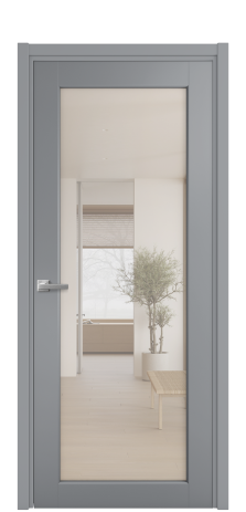 Дверь межкомнатная Strada 11 Цвет Гриджио Покрытие Эмаль  Наличник L 50 Цена 45340