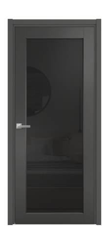 Дверь межкомнатная Strada 11 Цвет Антрацит Покрытие Эмаль  Наличник L 50 Цена 45340