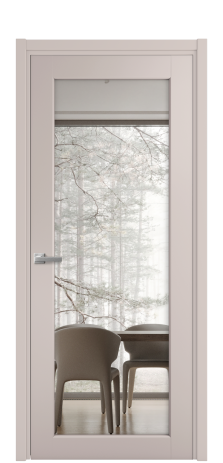 Дверь межкомнатная Strada 11 Цвет Пудра Покрытие Эмаль  Наличник L 50 Цена 46225