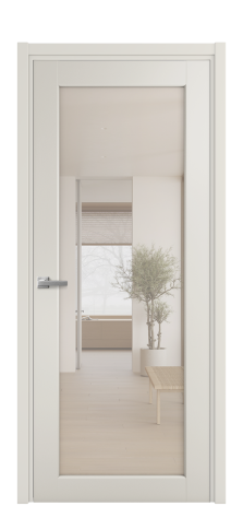 Дверь межкомнатная Страда 11 Цвет Дымчатый Покрытие Эмаль  Наличник L 50 Цена 43925