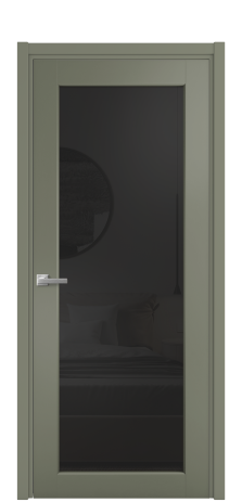 Дверь межкомнатная Страда 11 Цвет Зеленый Покрытие Эмаль  Наличник L 50 Цена 45340