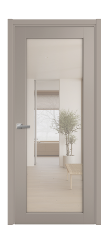 Дверь межкомнатная Страда 11 Цвет Какао Покрытие Эмаль  Наличник L 50 Цена 43925