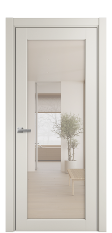 Дверь межкомнатная Страда 11 Цвет Дымчатый Покрытие Эмаль  Наличник L 75 Цена 43925