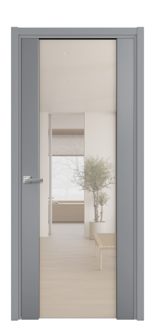 Дверь межкомнатная Vario 11 Цвет Гриджио Покрытие Эмаль  Наличник L 50 Цена 51430
