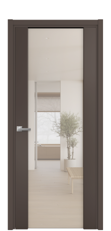 Дверь межкомнатная Vario 11 Цвет Коричневый Покрытие Эмаль  Наличник L 50 Цена 51430