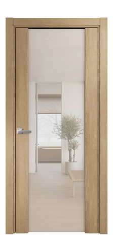 Дверь межкомнатная Варио 11 Цвет Дуб Светлый Покрытие Шпон натуральный  Наличник L 75 Цена 53050