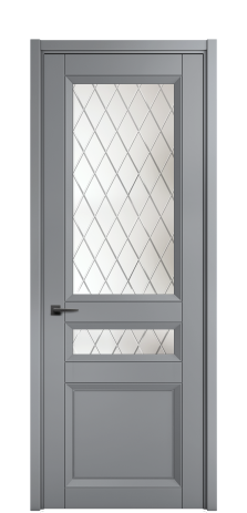 Дверь межкомнатная Беллуно 4 Цвет Гриджио Покрытие ЭМАЛИ Эмаль Наличник  L 50 Цена 64025