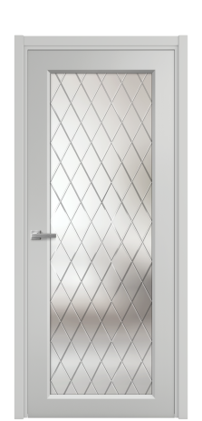 Дверь межкомнатная Stripe 1 Цвет Телегрей Покрытие Эмаль  Наличник L 50 Цена 41588