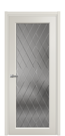 Дверь межкомнатная Stripe 1 Цвет Дымчатый Покрытие Эмаль  Наличник L 50 Цена 42338