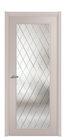 Дверь межкомнатная Stripe 1 Цвет Пудра Покрытие Эмаль  Наличник L 50 Цена 41588