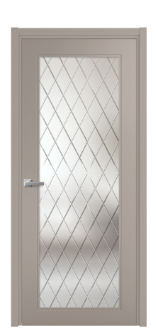 Дверь межкомнатная Stripe 1 Цвет Какао Покрытие Эмаль  Наличник L 50 Цена 45765