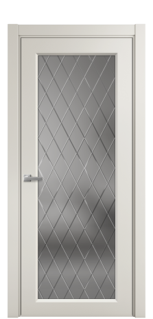 Дверь межкомнатная Stripe 1 Цвет Дымчатый Покрытие Эмаль  Наличник L 75 Цена 42338