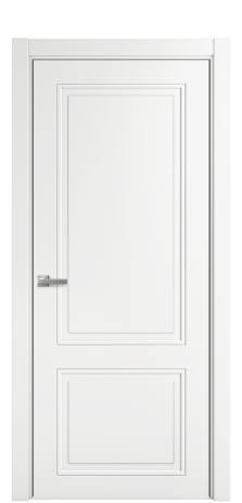 Дверь межкомнатная Stripe 2 Цвет Белый Покрытие Эмаль  Наличник L 75 Цена 39298
