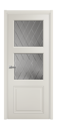 Дверь межкомнатная Stripe 3 Цвет Дымчатый Покрытие Эмаль  Наличник L 50 Цена 41423