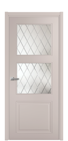 Дверь межкомнатная Stripe 3 Цвет Пудра Покрытие Эмаль  Наличник L 50 Цена 40873