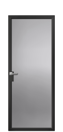 Дверь межкомнатная Frame 01 Цвет Черный Покрытие Алюминий  Наличник Скрытый короб Цена 68883