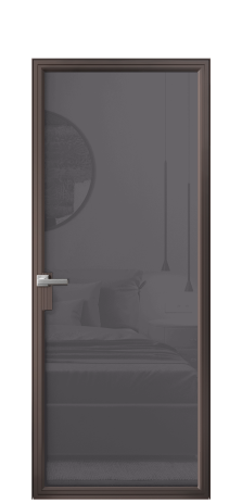 Дверь межкомнатная Frame 01 Цвет Антик Покрытие Алюминий  Наличник Скрытый короб Цена 71602