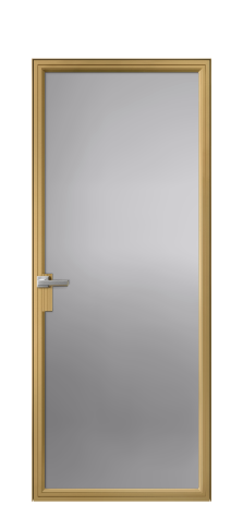 Дверь межкомнатная Frame 01 Цвет Латунь Покрытие Алюминий  Наличник Скрытый короб Цена 75025