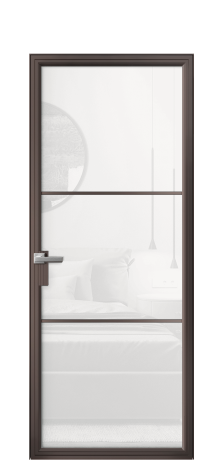 Дверь межкомнатная Frame 03 Цвет Антик Покрытие Алюминий  Наличник Скрытый короб Цена 67790