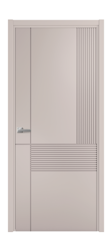 Дверь межкомнатная Меццо 13 Цвет Пудра Покрытие Эмаль  Наличник L 50 Цена 42475