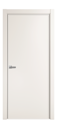 Дверь межкомнатная Line 1 Цвет Молочный Покрытие Эмаль  Наличник L 75 Цена 49475