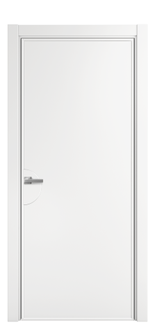 Дверь межкомнатная Line 2 Цвет Белый Покрытие Эмаль  Наличник L 75 Цена 40674