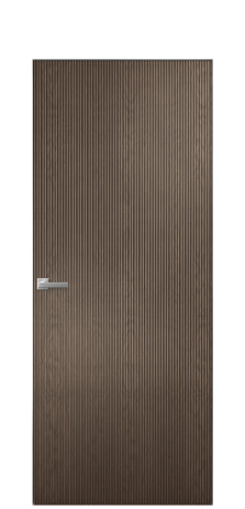 Дверь межкомнатная Breeze 1 Цвет Дуб Марракеш Покрытие Шпон натуральный  Наличник Скрытый короб хром Цена 62350