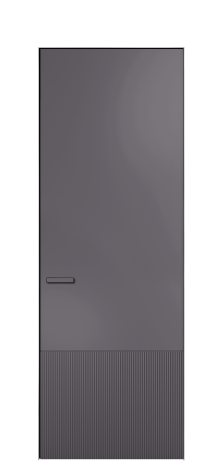 Дверь межкомнатная Бриз 2 Цвет Фиолетовый Покрытие ЭМАЛИ Эмаль Наличник Скрытый короб хром Цена 60593