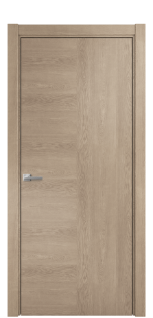 Дверь межкомнатная Юнит 09 Цвет Дуб Песочный Покрытие Шпон натуральный  Наличник L 75 Цена 54050