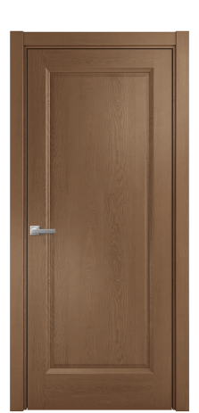 Дверь межкомнатная Неоклассик 1 Цвет Дуб Темный Покрытие Шпон натуральный  Наличник L 75 Цена 48050
