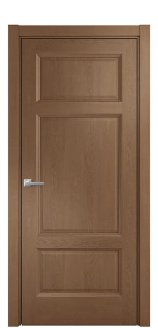 Дверь межкомнатная Неоклассик 3 Цвет Дуб Темный Покрытие Шпон натуральный  Наличник L 75 Цена 48050