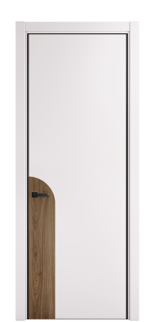 Дверь межкомнатная Дуэт 20 Цвет Крем Покрытие ЭМАЛИ Эмаль Наличник L 75 Цена 53556