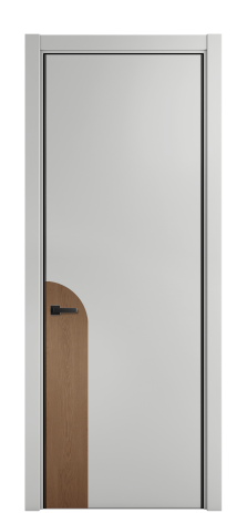 Дверь межкомнатная Дуэт 20 Цвет Телегрей Покрытие ЭМАЛИ Эмаль Наличник L 75 Цена 53556