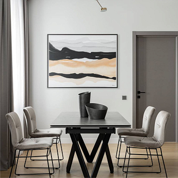 г.Уфа. Квартира в современном минималистичном стиле с природными оттенками